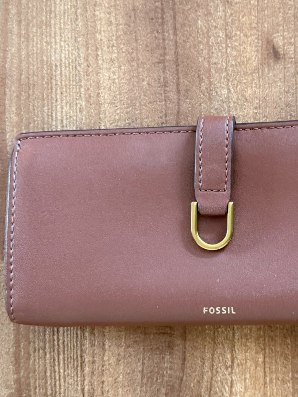 Fossil Women's Kier Vegan Cactus Tab Clutch Wallet